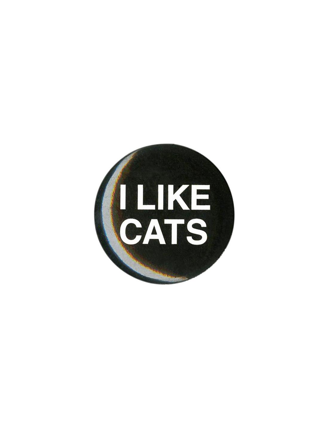 I Like Cats Pin, , hi-res