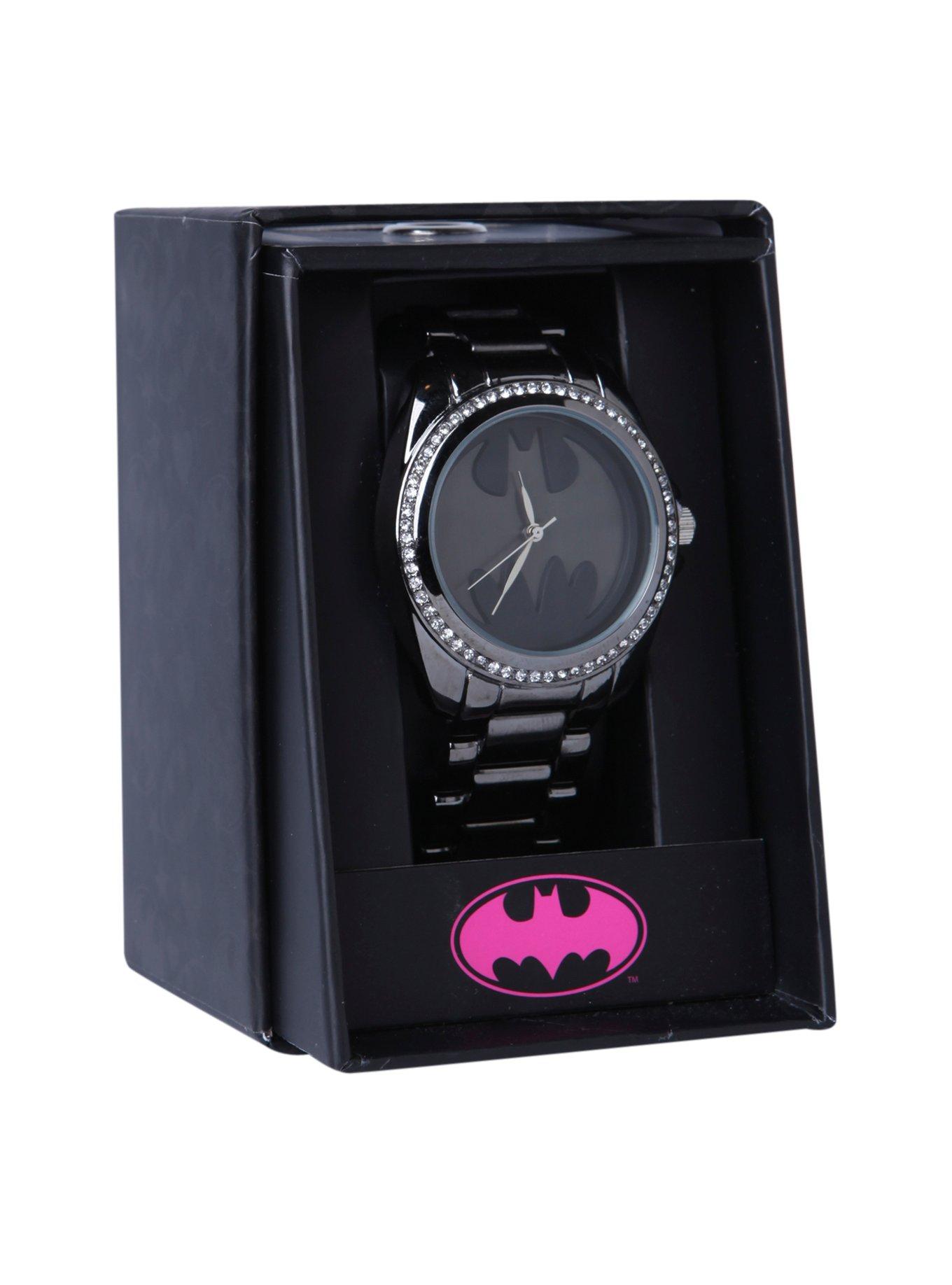 DC Comics Batman Logo Bling Girls Watch, , hi-res