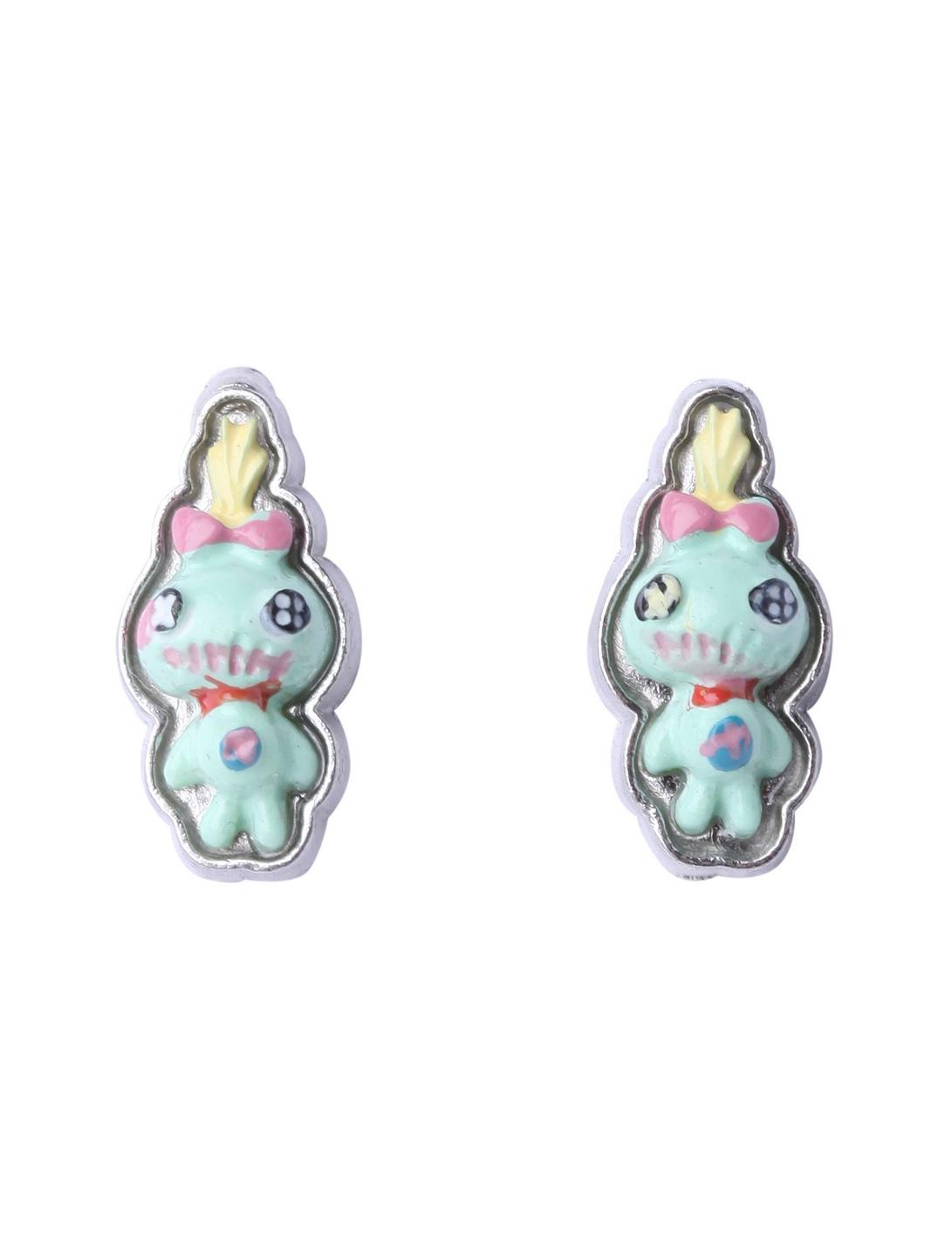 Disney Lilo & Stitch Scrump Stud Earrings, , hi-res
