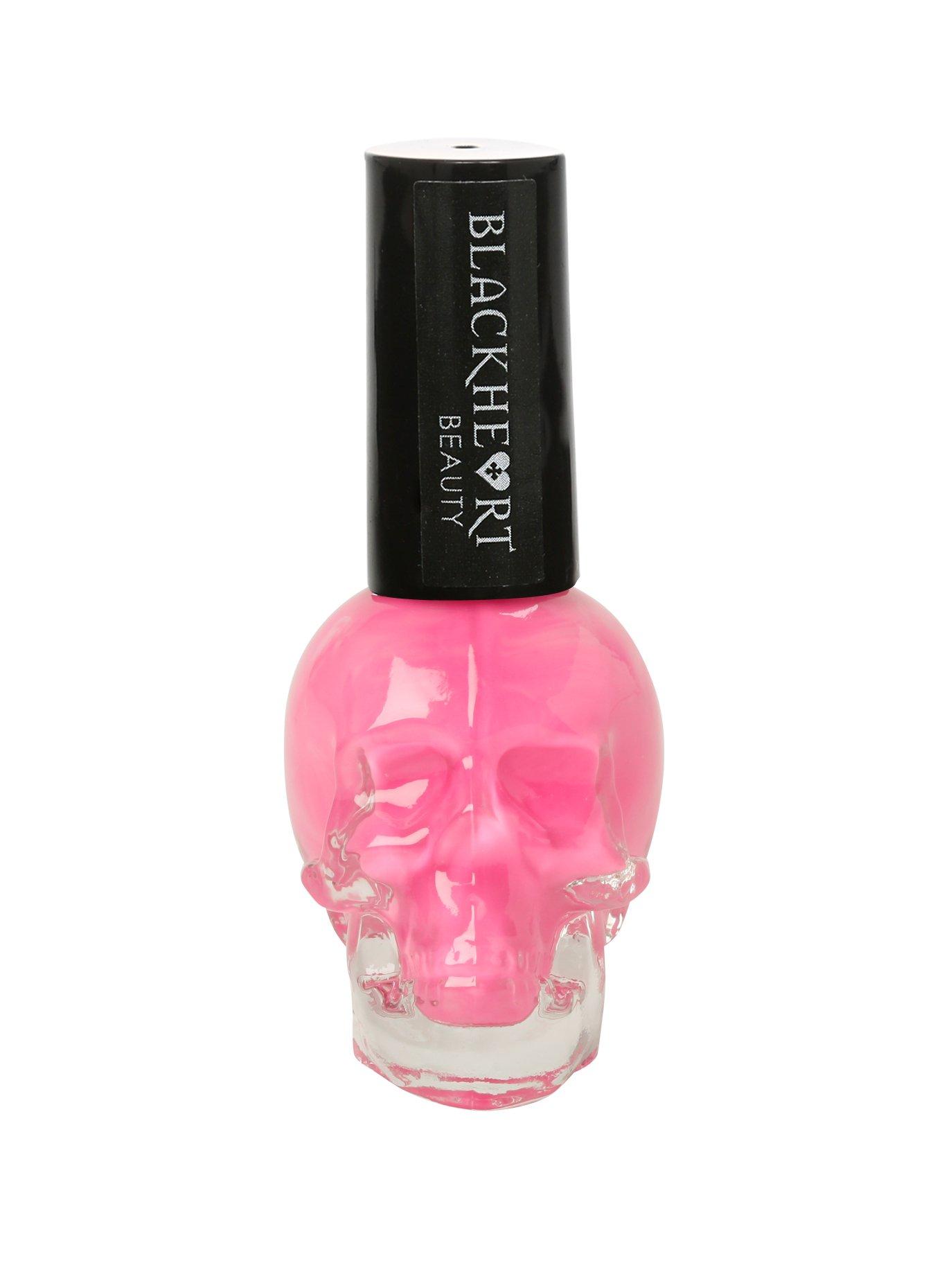Blackheart Bubblegum Pink Nail Polish, , hi-res