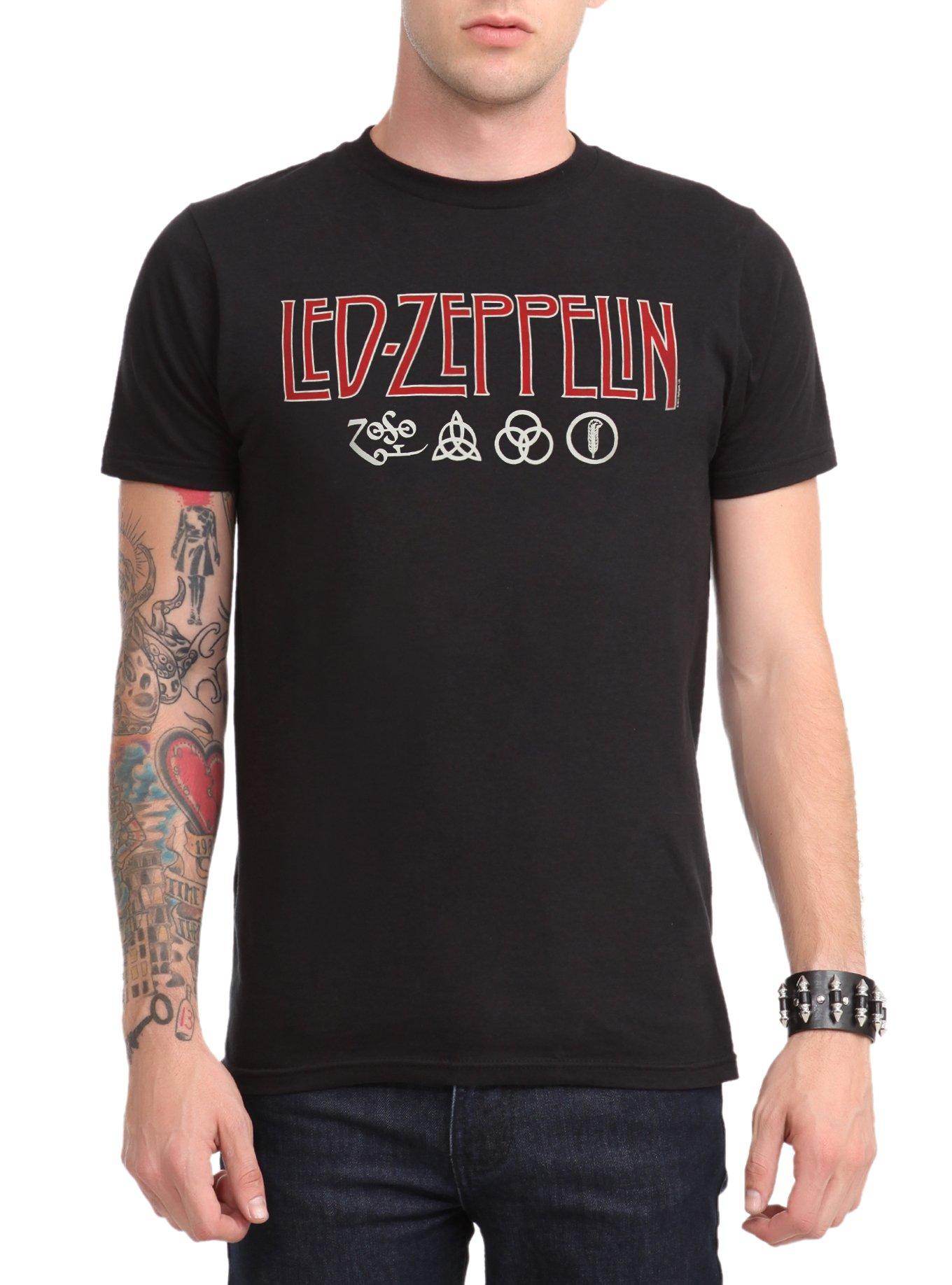 Led Zeppelin Red Logo T-Shirt | Hot Topic