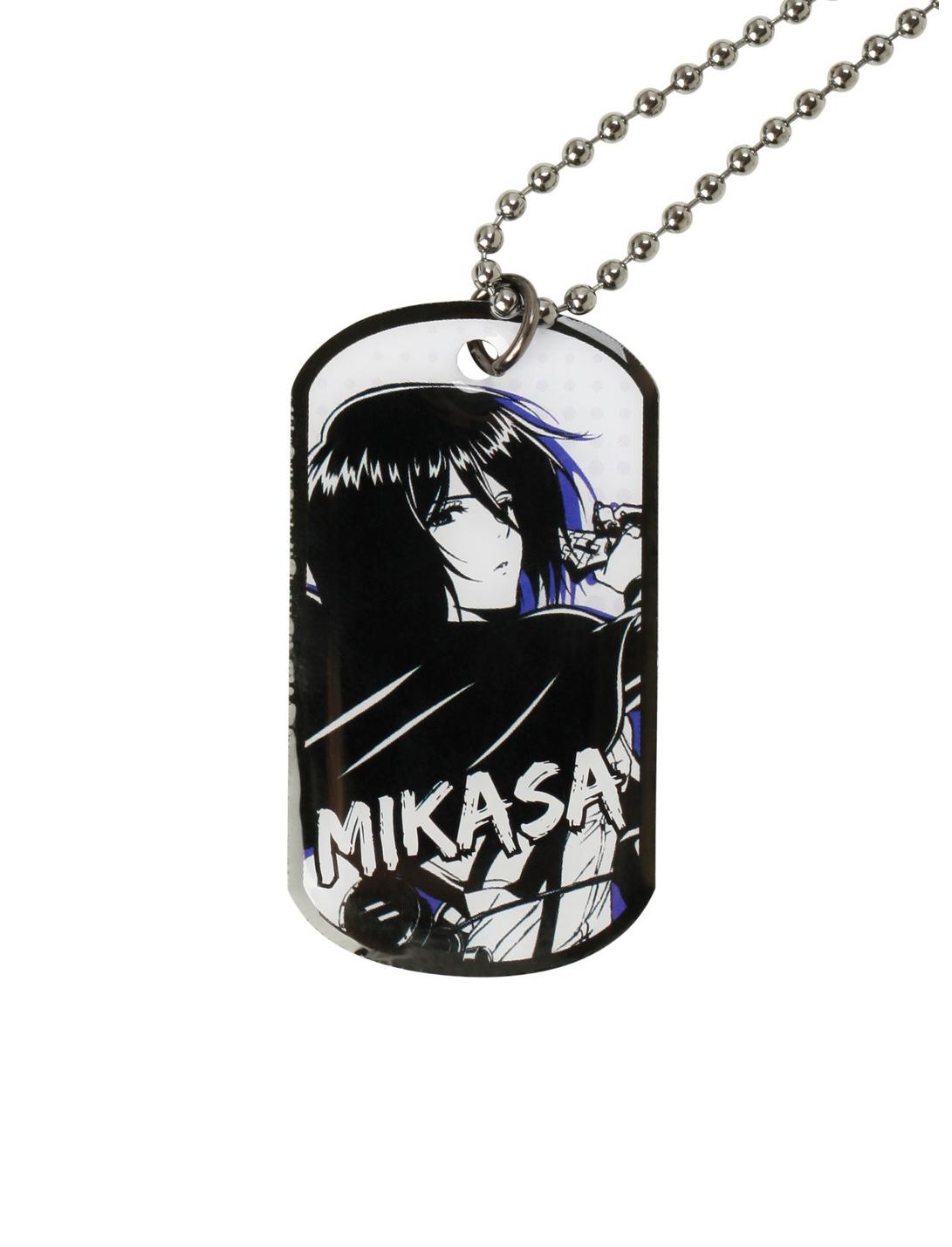 Attack On Titan Mikasa Dog Tag Necklace, , hi-res