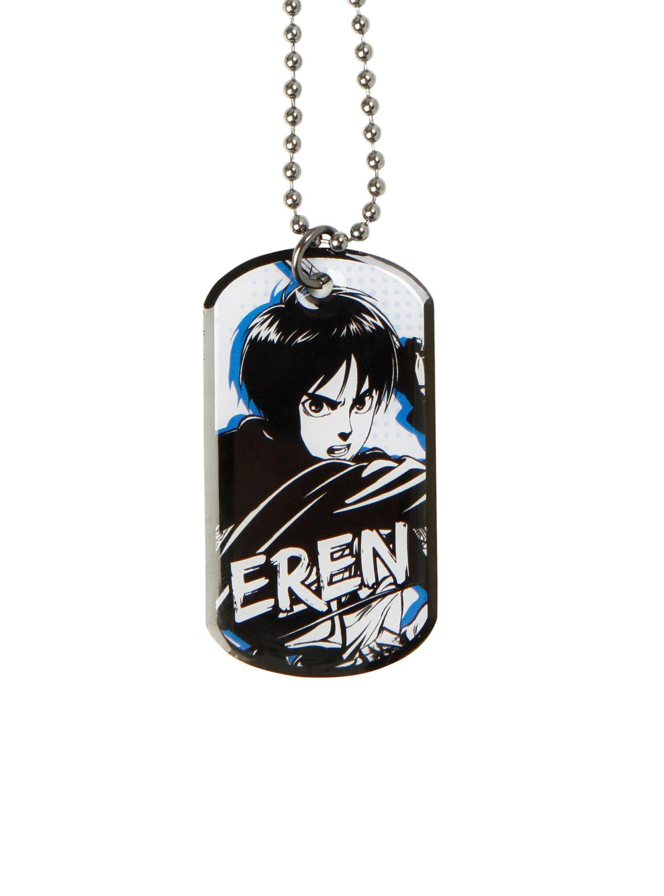 Attack On Titan Eren Dog Tag Necklace, , hi-res