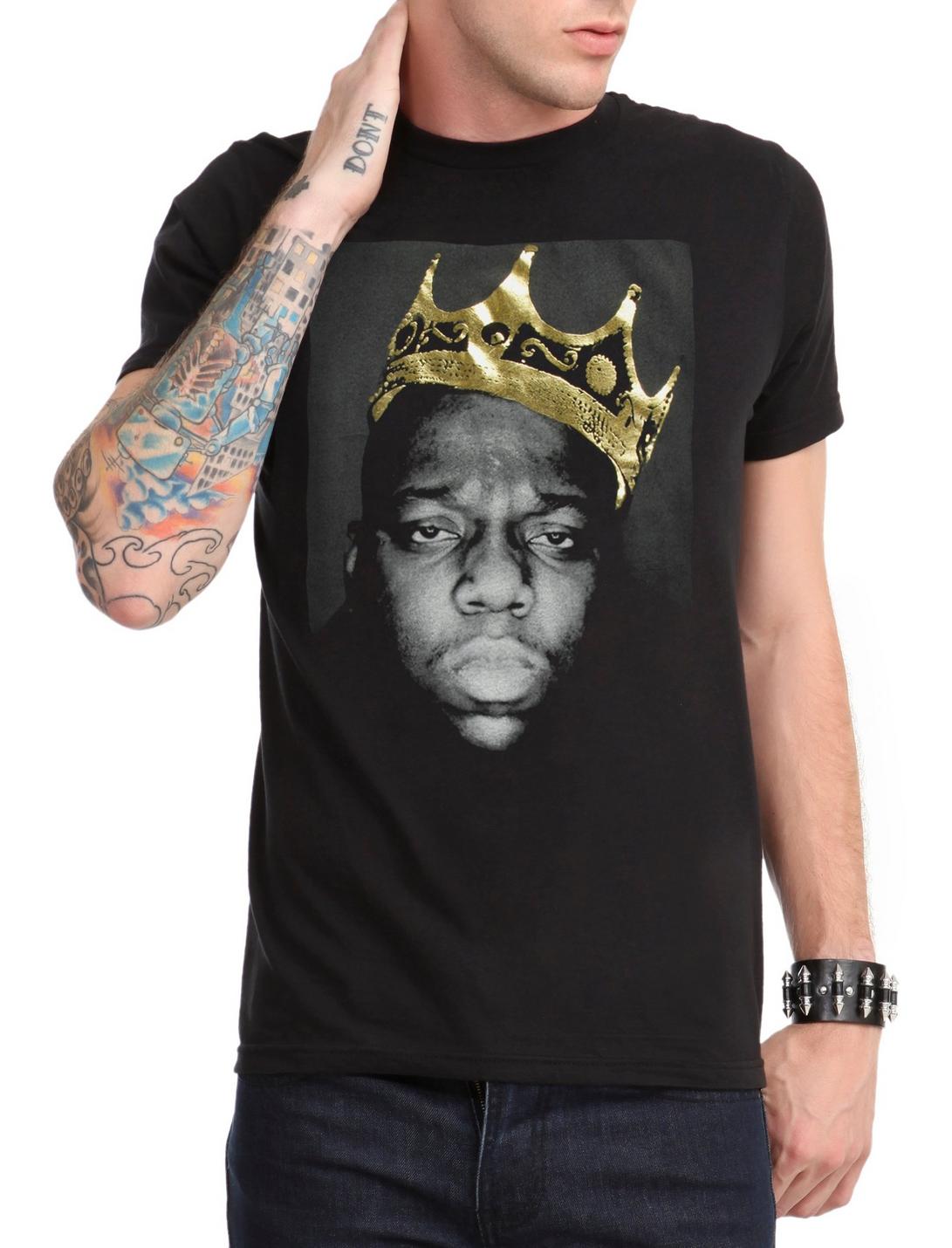 The Notorious B.I.G. Crown T-Shirt, BLACK, hi-res