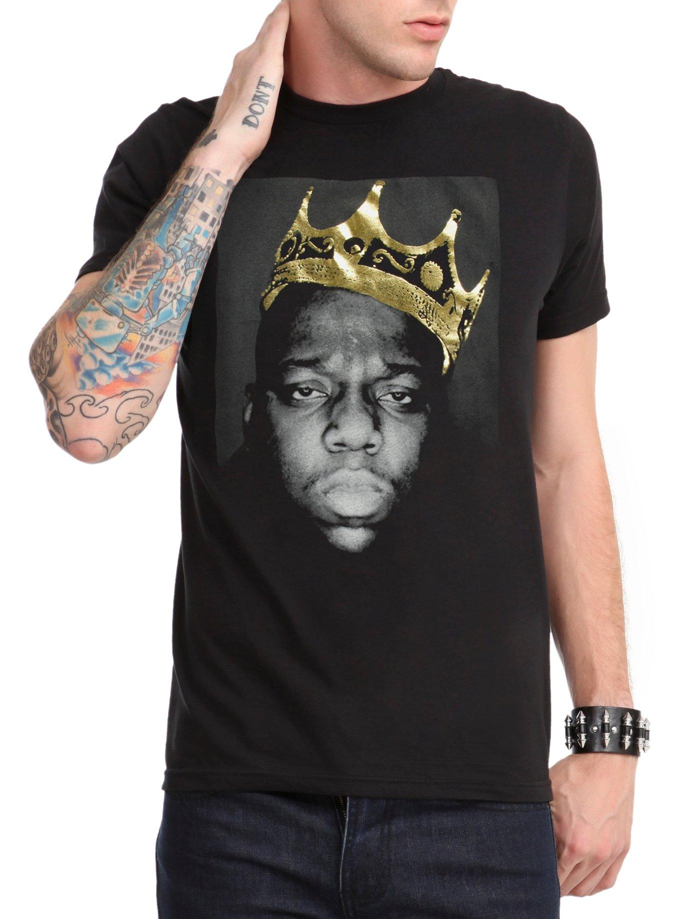 The Notorious B.I.G. Crown T-Shirt, BLACK, hi-res