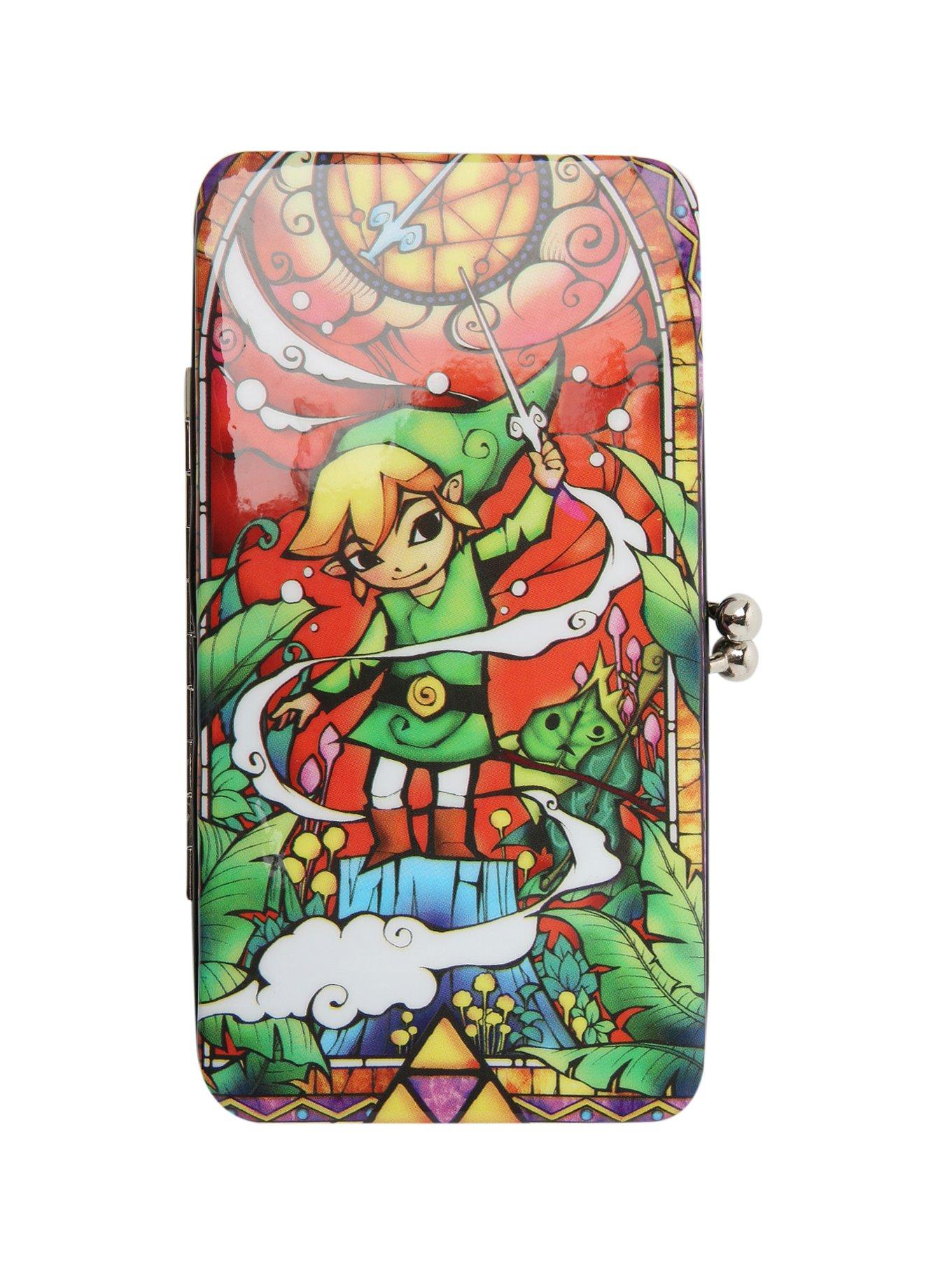 The Legend Of Zelda Stained Kisslock Hinge Wallet, , hi-res