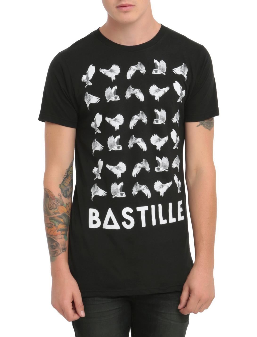 Bastille Birds T-Shirt, BLACK, hi-res