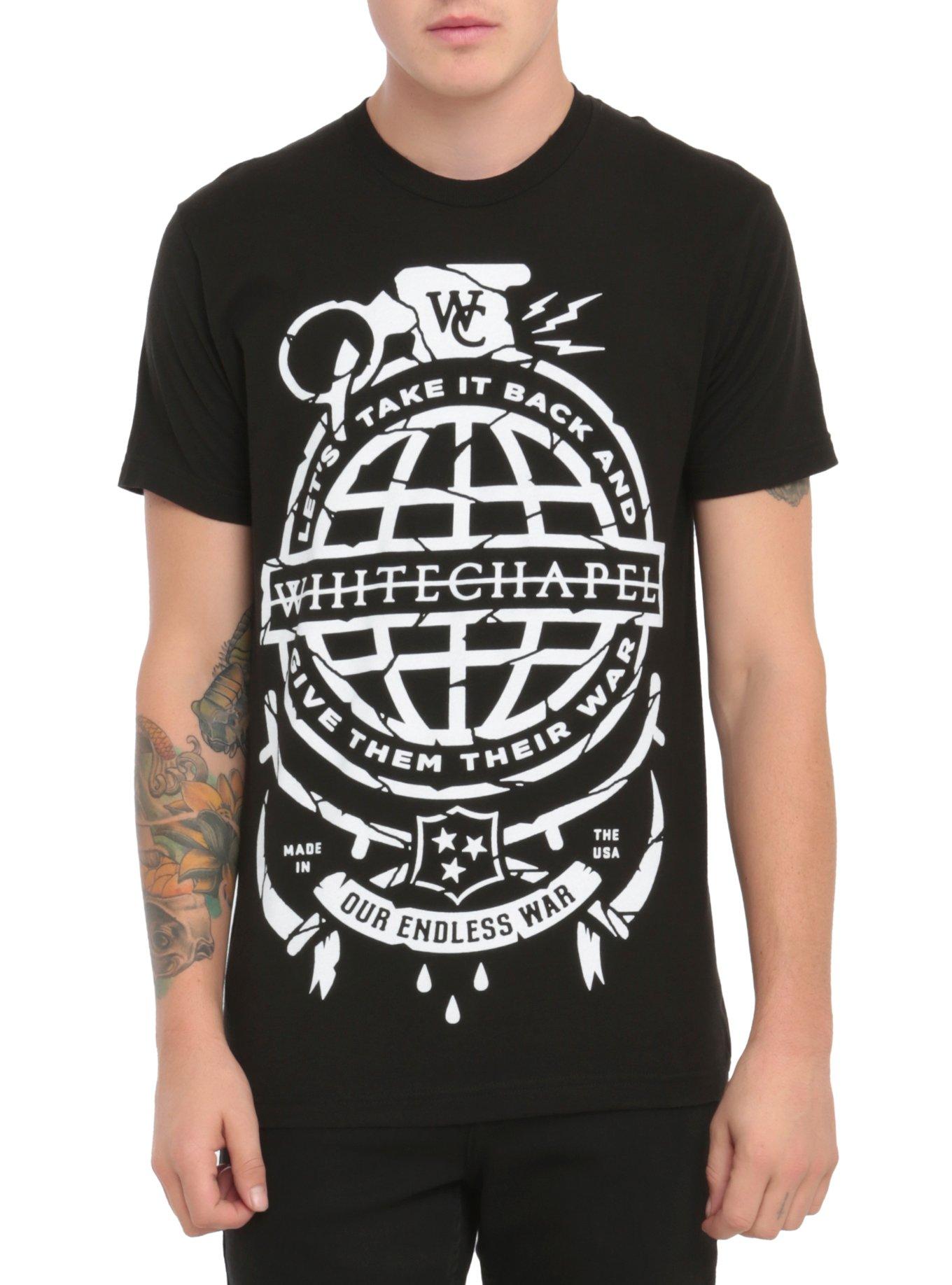 Whitechapel Our Endless War T-Shirt 2XL, BLACK, hi-res