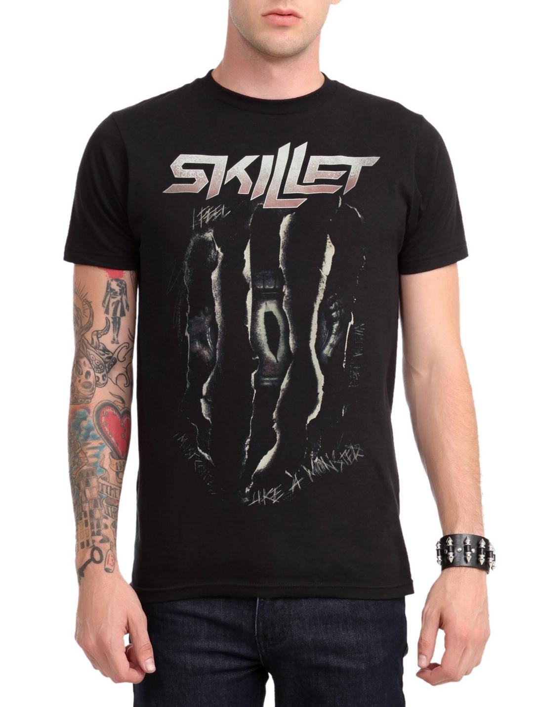 Skillet Monster T-Shirt, BLACK, hi-res