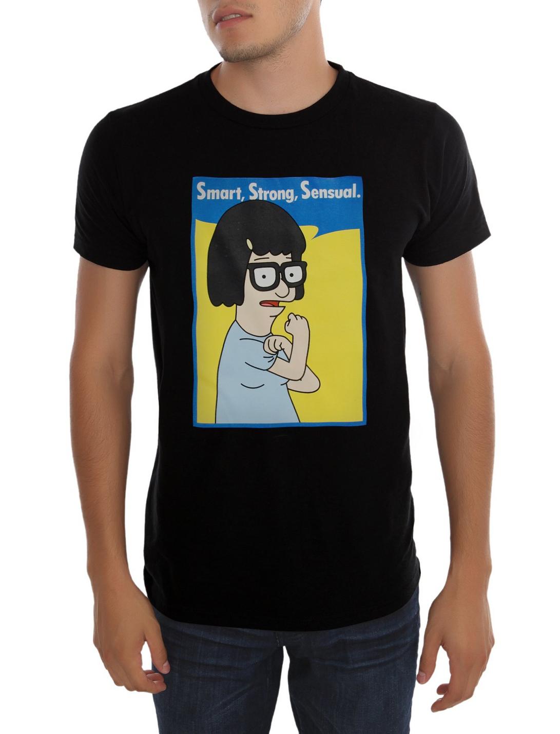 Bob's Burger Tina Smart Strong Sensual T-Shirt, , hi-res