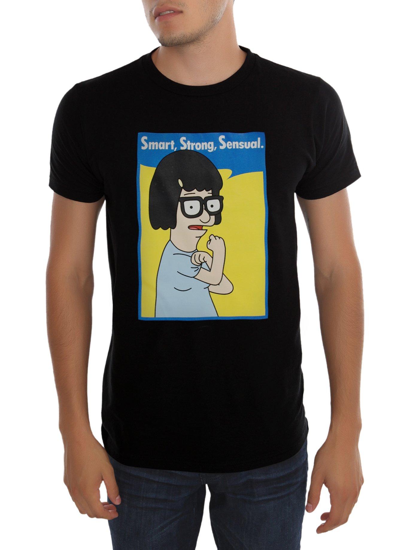 Bob's Burger Tina Smart Strong Sensual T-Shirt, , hi-res