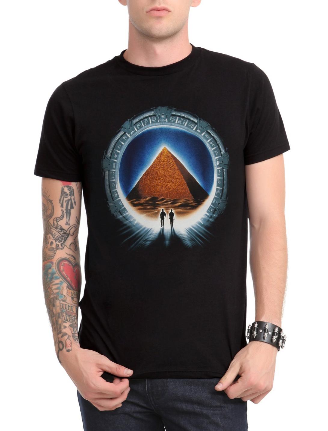 Stargate Pyramid T-Shirt, BLACK, hi-res