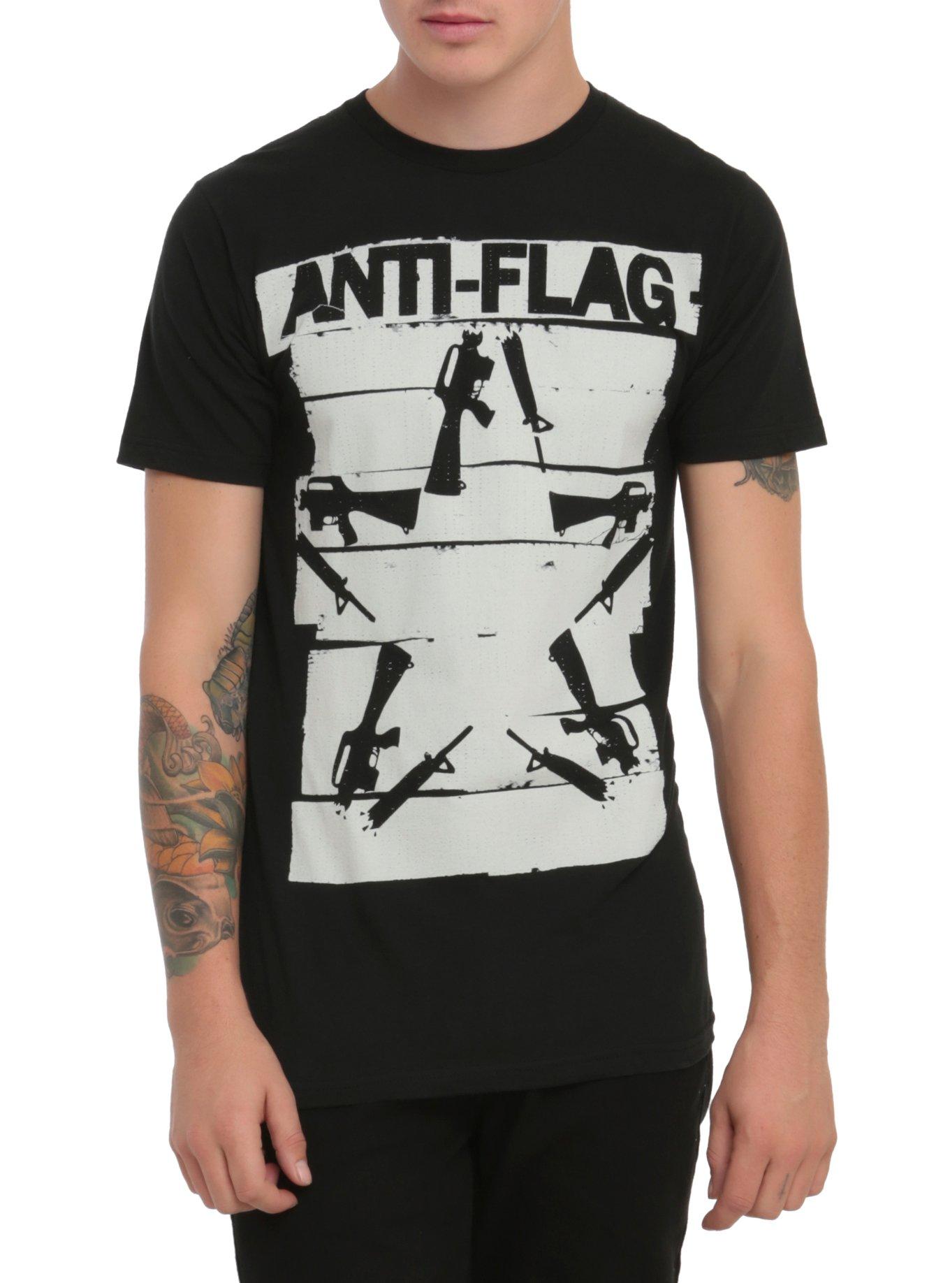 Anti-Flag Duct Tape T-Shirt, BLACK, hi-res