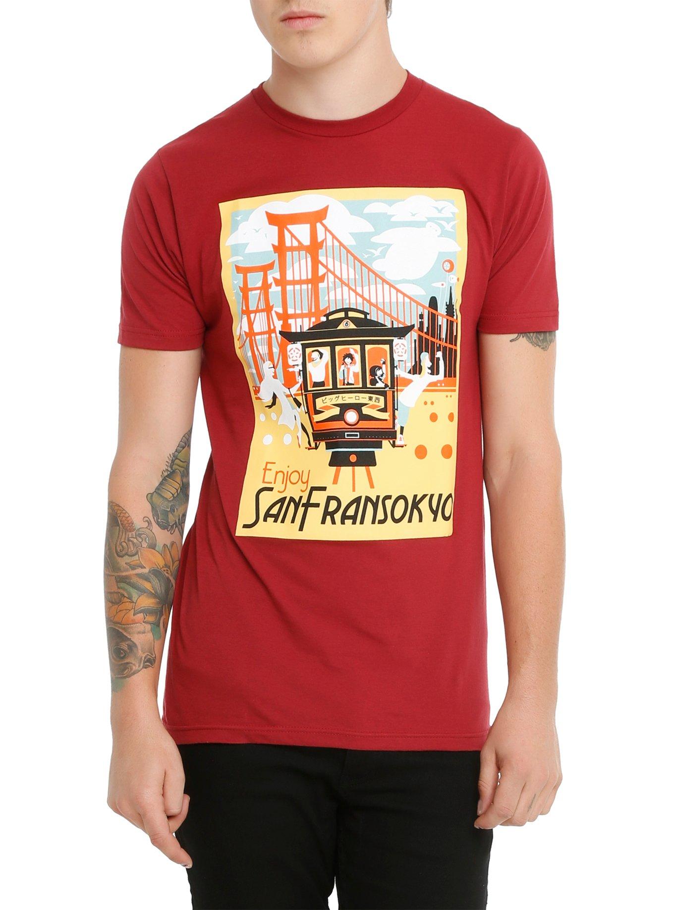 Disney Big Hero 6 Enjoy San Fransokyo T-Shirt, RED, hi-res