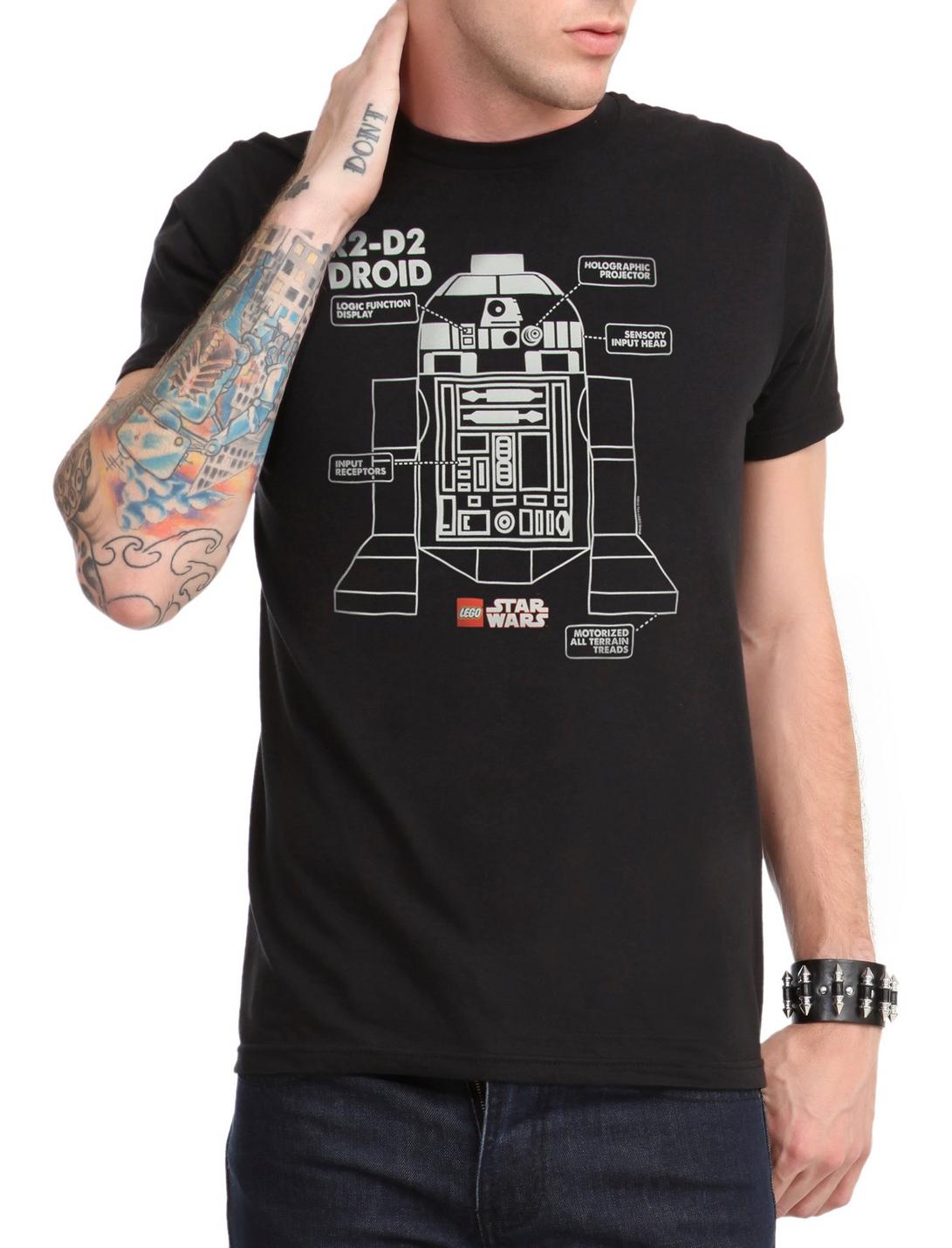 LEGO Star Wars R2-D2 T-Shirt, BLACK, hi-res