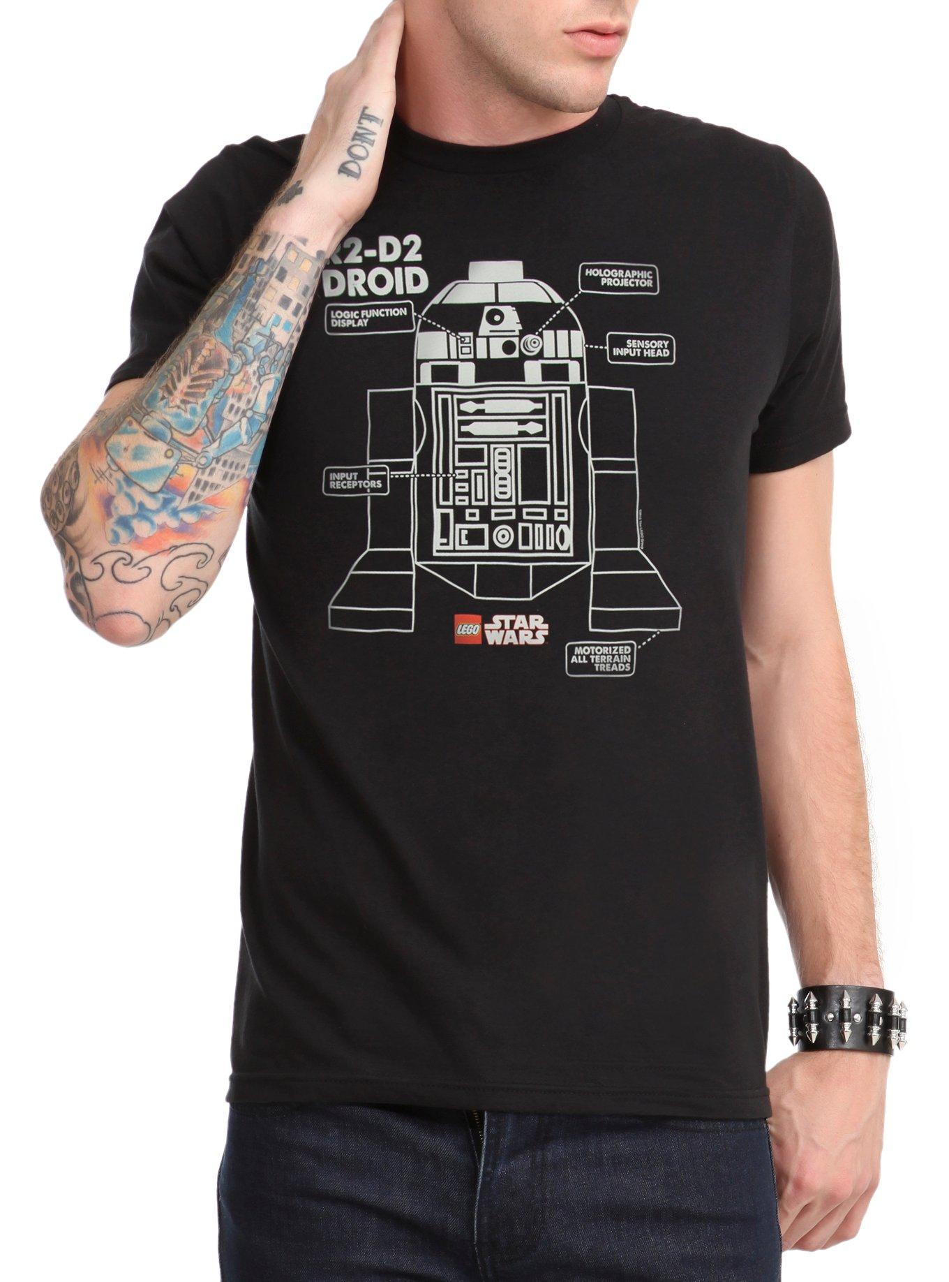 LEGO Star Wars R2-D2 T-Shirt, BLACK, hi-res