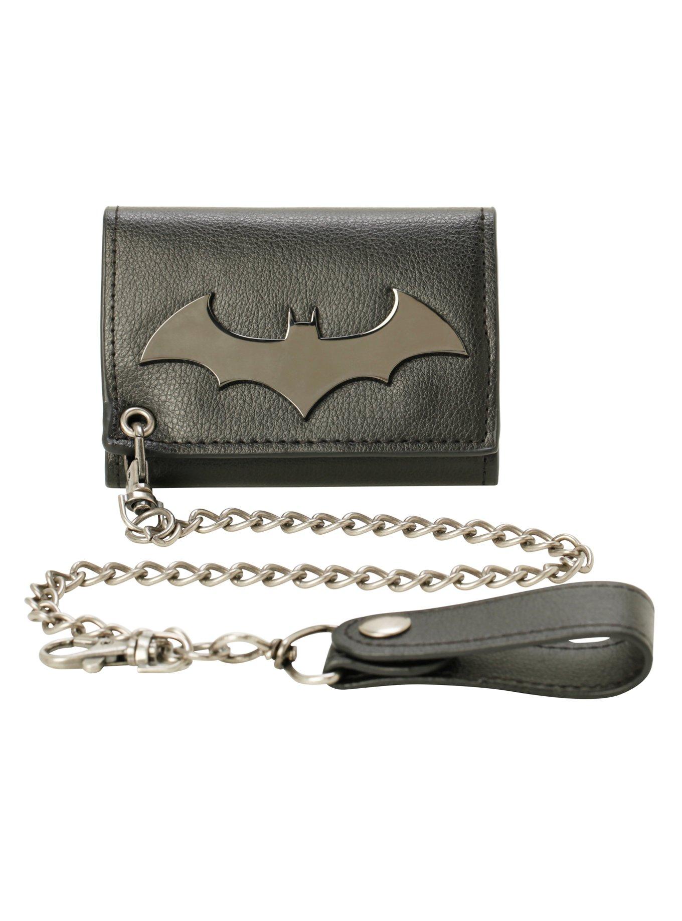 Superman wallet with chain hot sale