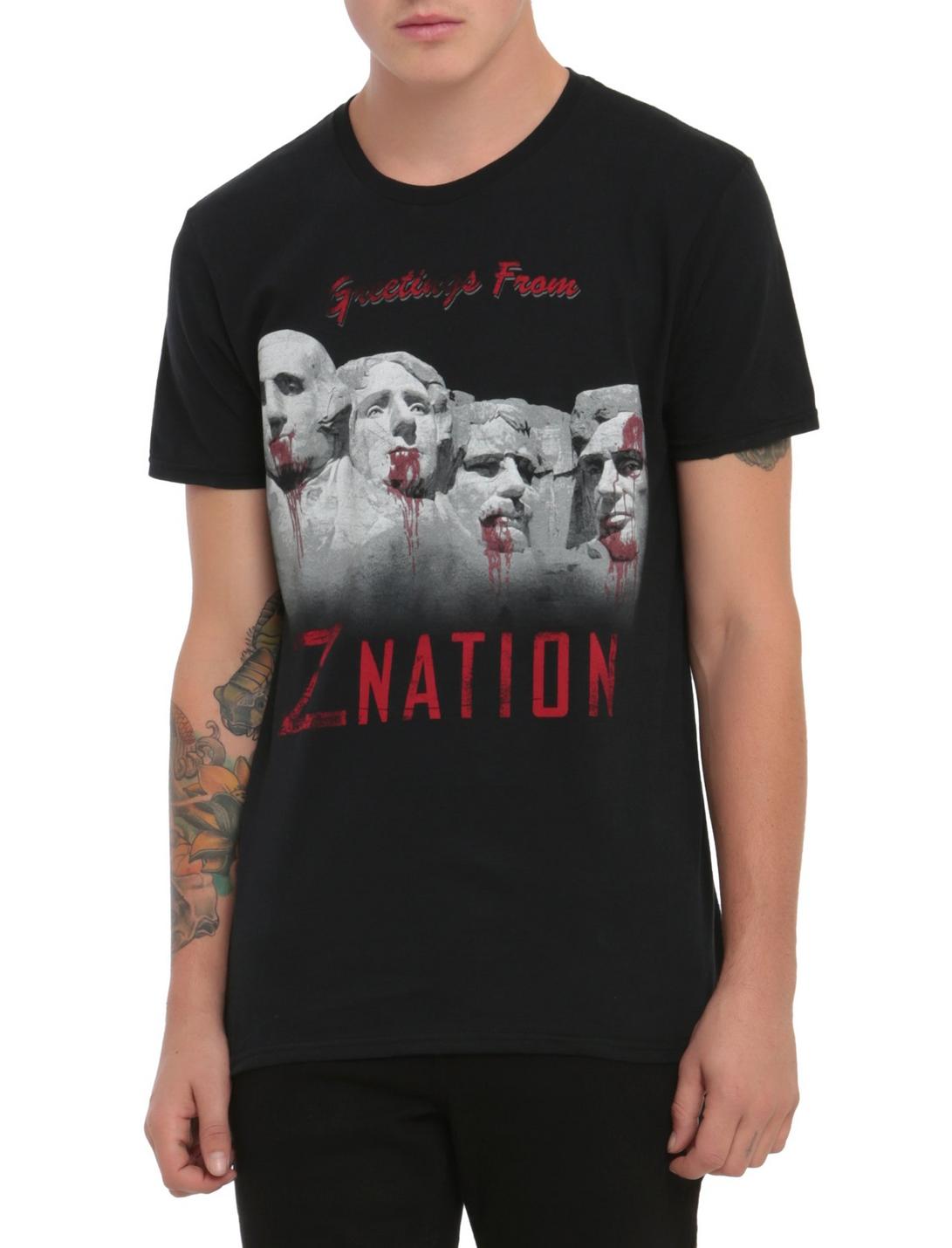 Z Nation Greetings From T-Shirt, BLACK, hi-res