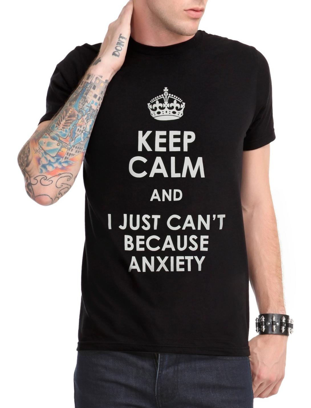 Can't Keep Calm T-Shirt, BLACK, hi-res