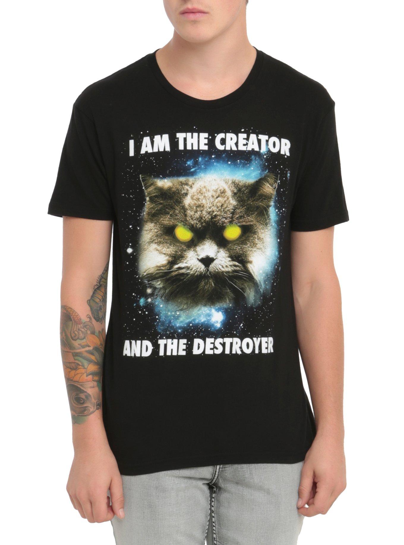 Creator & Destroyer T-Shirt, BLACK, hi-res