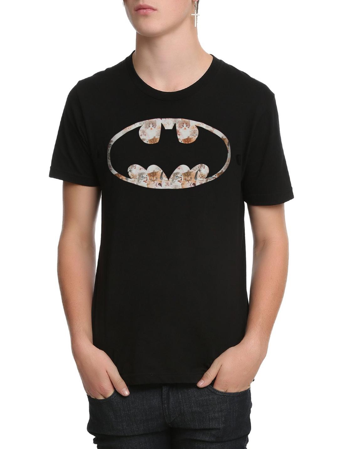 DC Comics Batman Cat Fill T-Shirt, BLACK, hi-res
