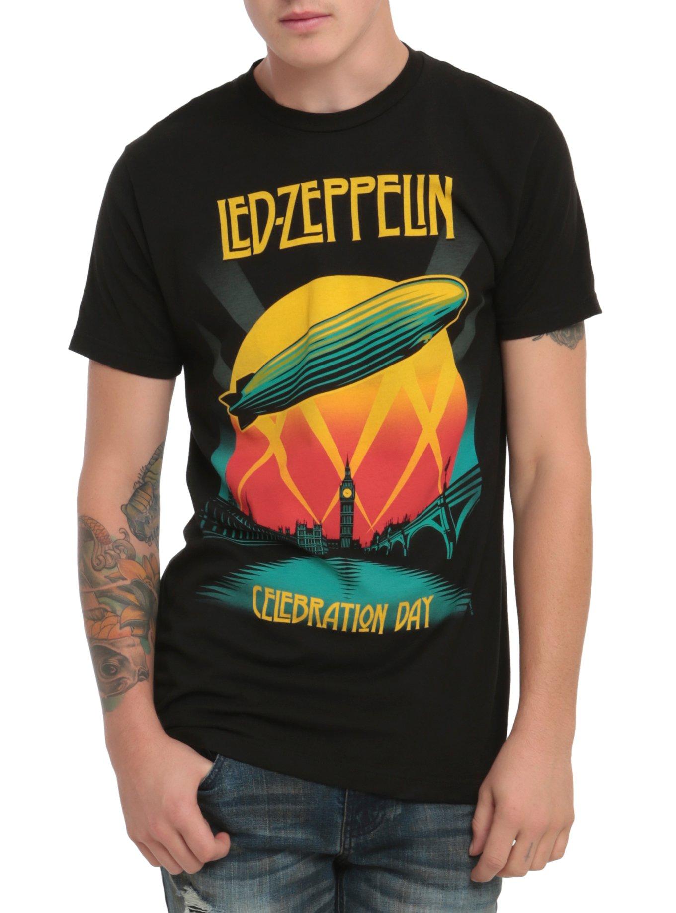 Led Zeppelin Celebration Day T-Shirt, BLACK, hi-res