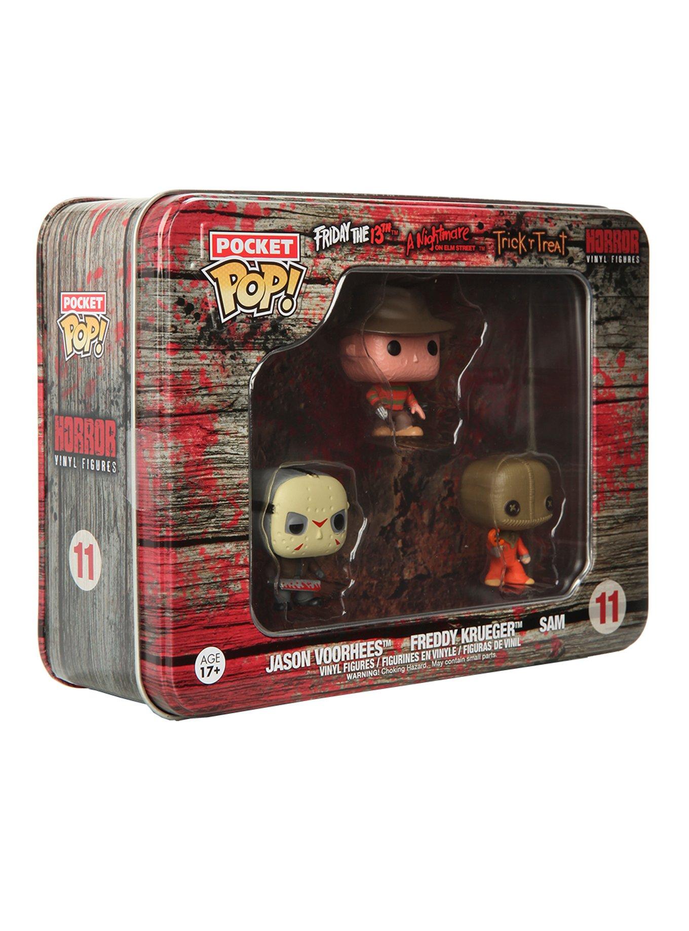 Funko Horror Pocket Pop! Jason Voorhees Freddy Krueger & Sam Set, , hi-res