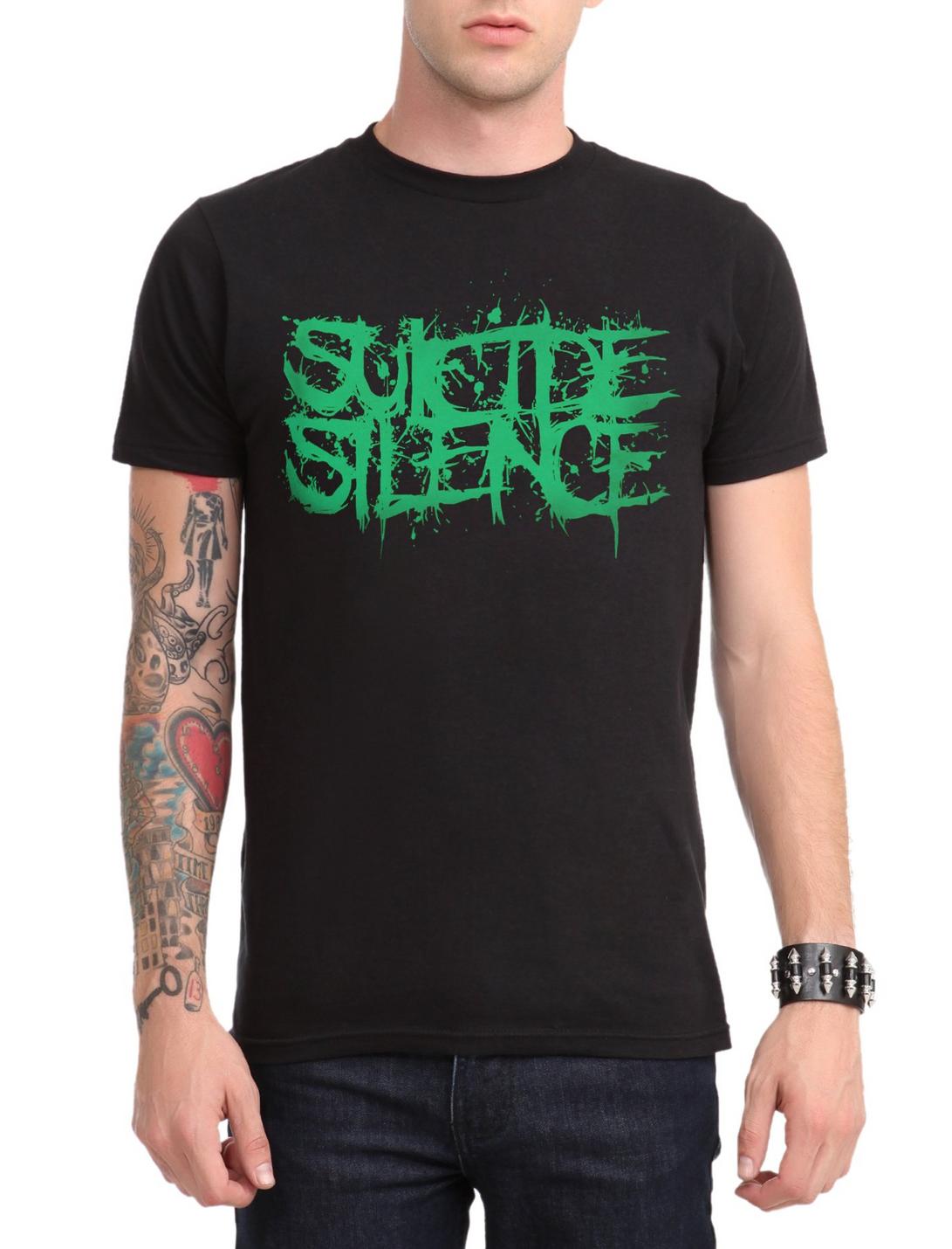 Suicide Silence Logo T-Shirt, BLACK, hi-res