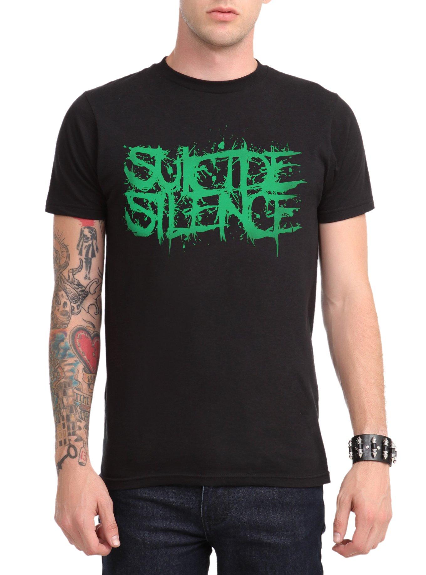 Suicide Silence Logo T-Shirt, BLACK, hi-res