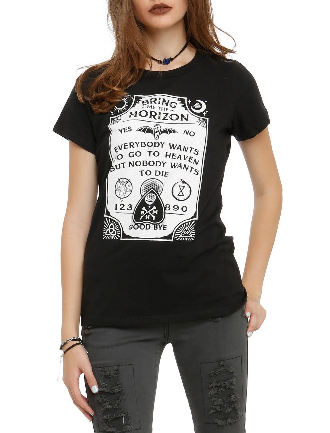 Bring Me The Horizon Spirit Board Girls T-Shirt, BLACK, hi-res