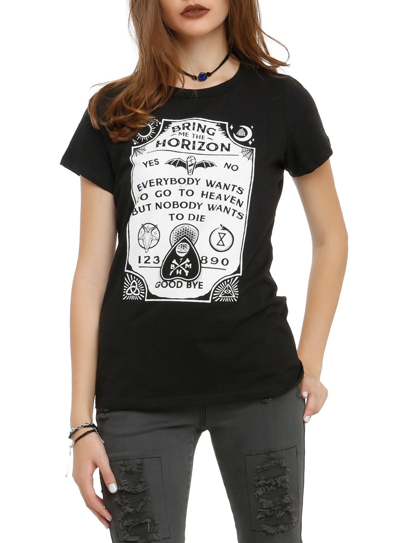 Bring Me The Horizon Spirit Board Girls T-Shirt, BLACK, hi-res