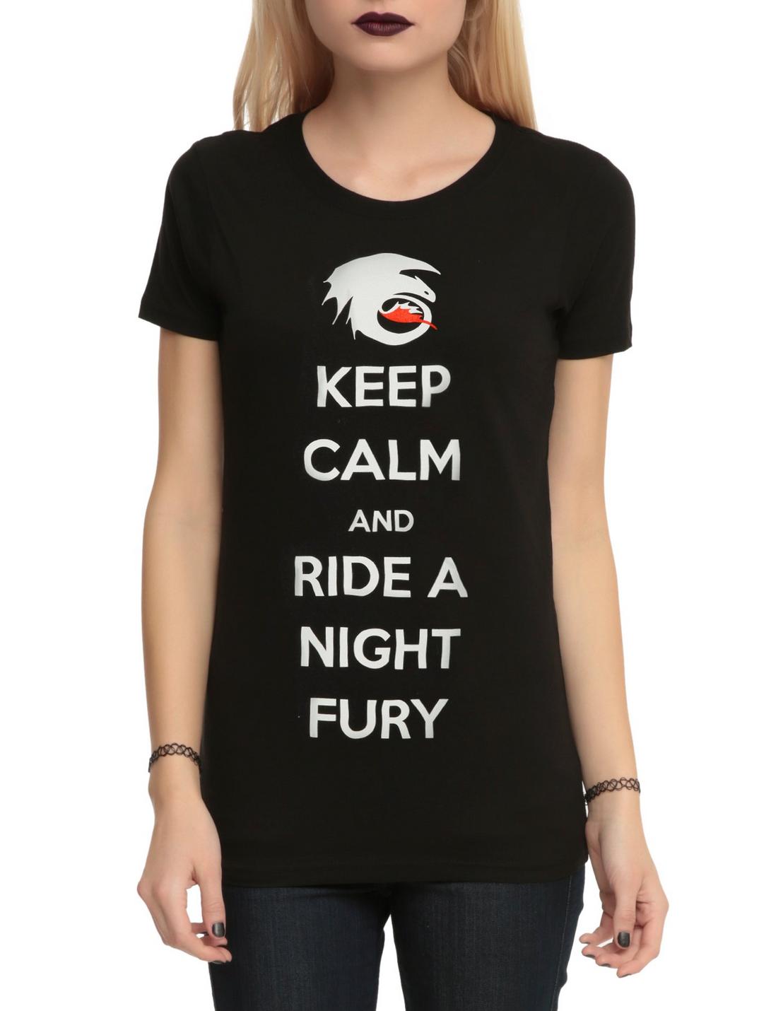 How To Train Your Dragon Keep Calm Girls T-Shirt, , hi-res