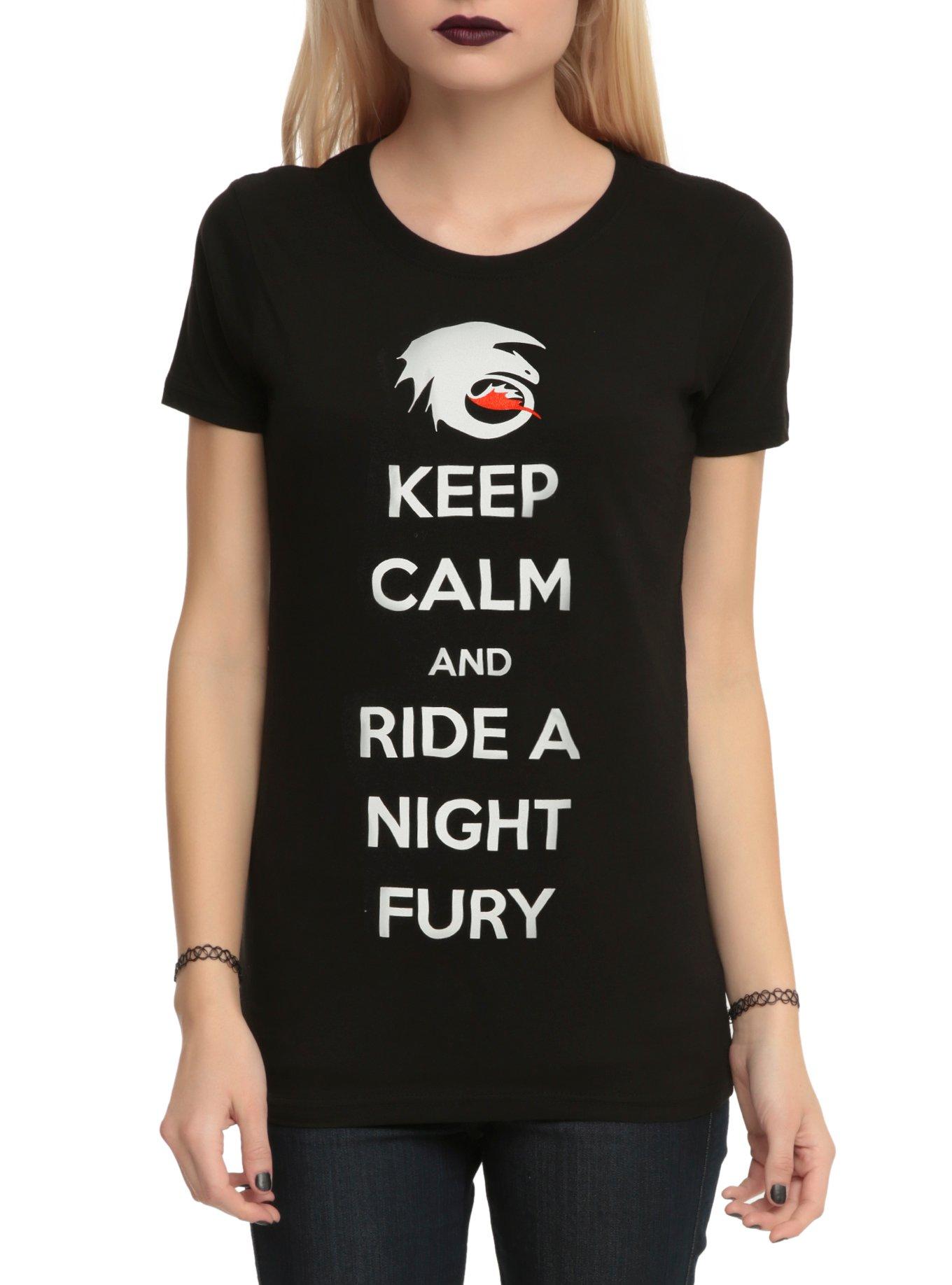 How To Train Your Dragon Keep Calm Girls T-Shirt, , hi-res