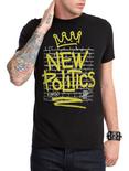 New Politics Graffiti Logo T-Shirt, BLACK, hi-res