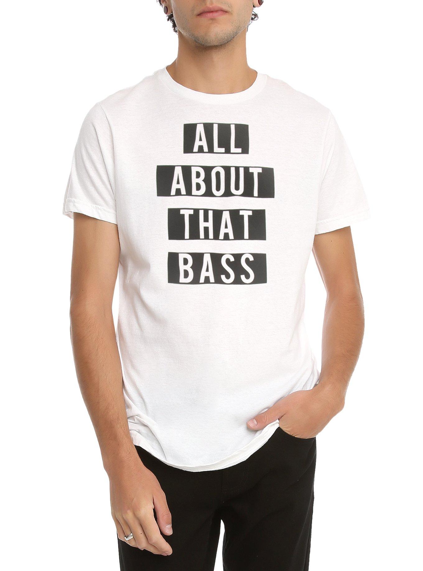 Meghan Trainor All About That Bass T-Shirt, WHITE, hi-res