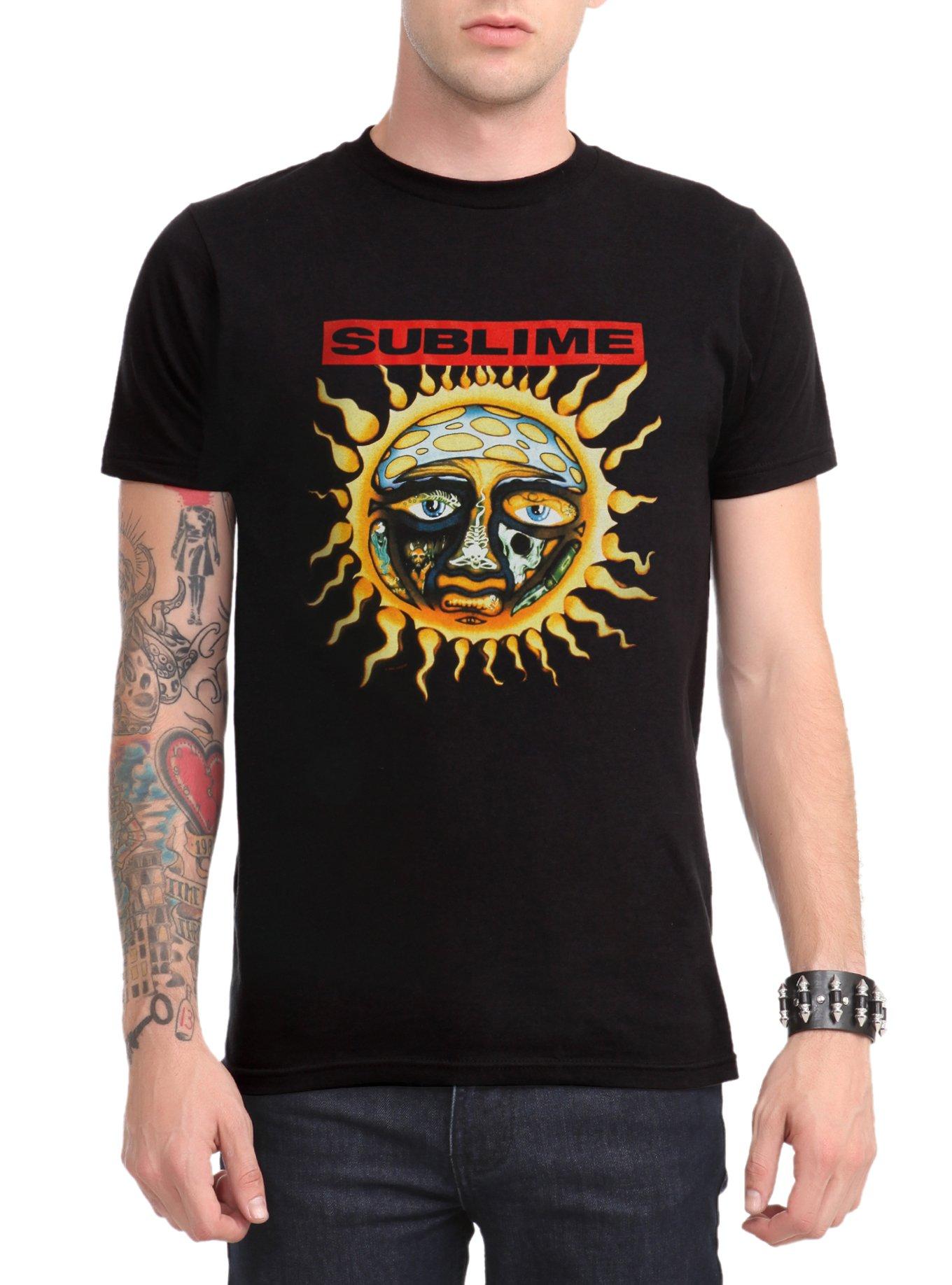 Sublime Sun Logo T-Shirt 2XL, BLACK, hi-res