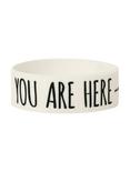 You Are Here Heart Rubber Bracelet, , hi-res