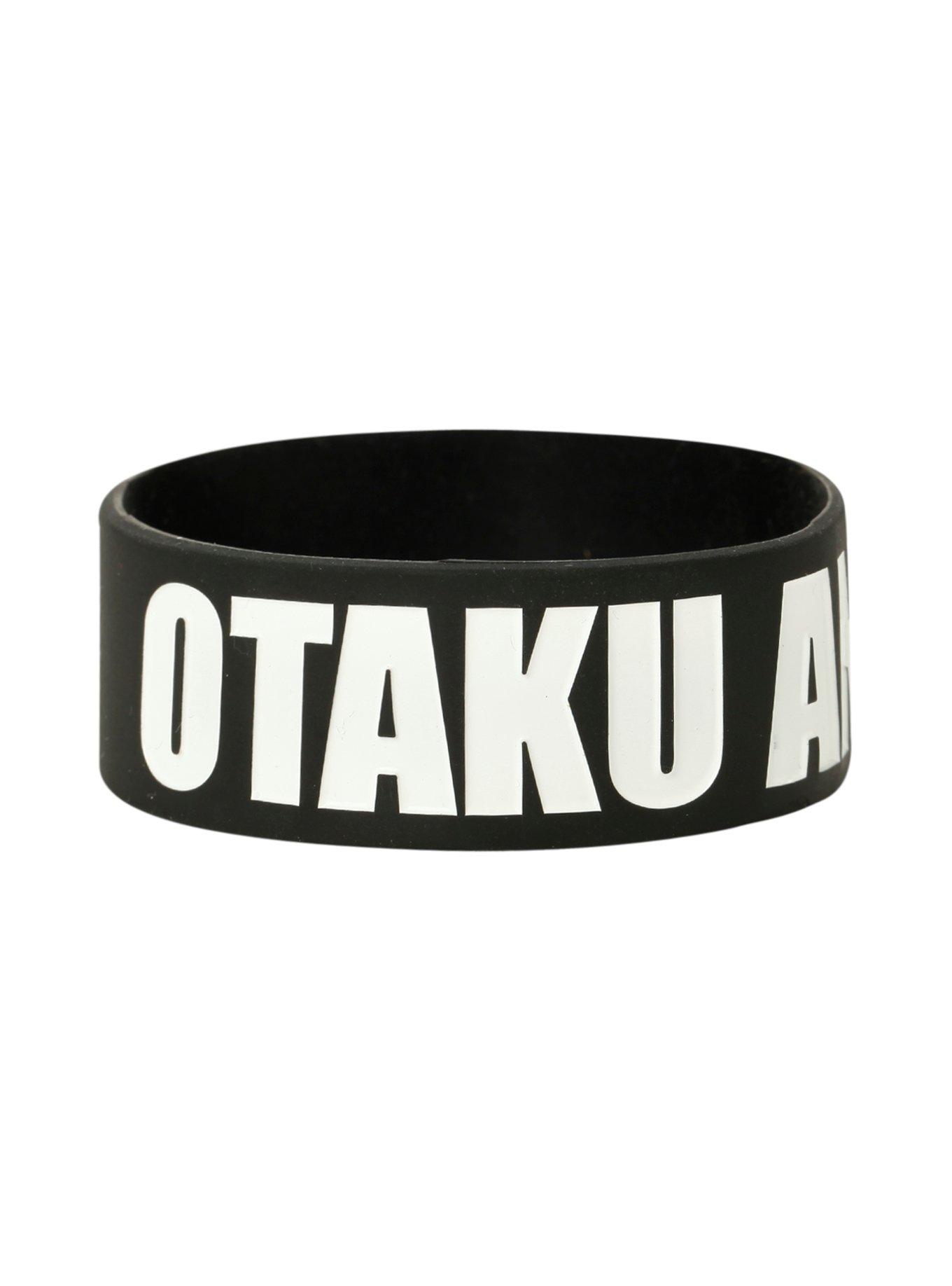 Otaku And Proud Rubber Bracelet, , hi-res