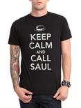 Breaking Bad Keep Calm And Call Saul T-Shirt, BLACK, hi-res