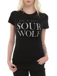 Teen Wolf Sour Wolf Girls T-Shirt, BLACK, hi-res