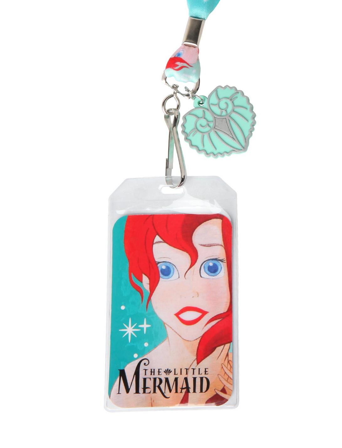 Disney The Little Mermaid Ariel Heart Shell Lanyard, , hi-res