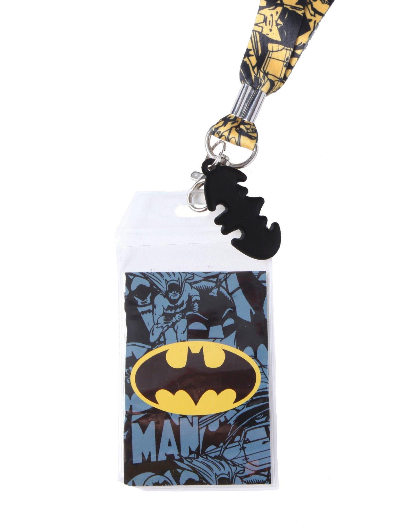 DC Comics Batman Yellow Comic Lanyard, , hi-res
