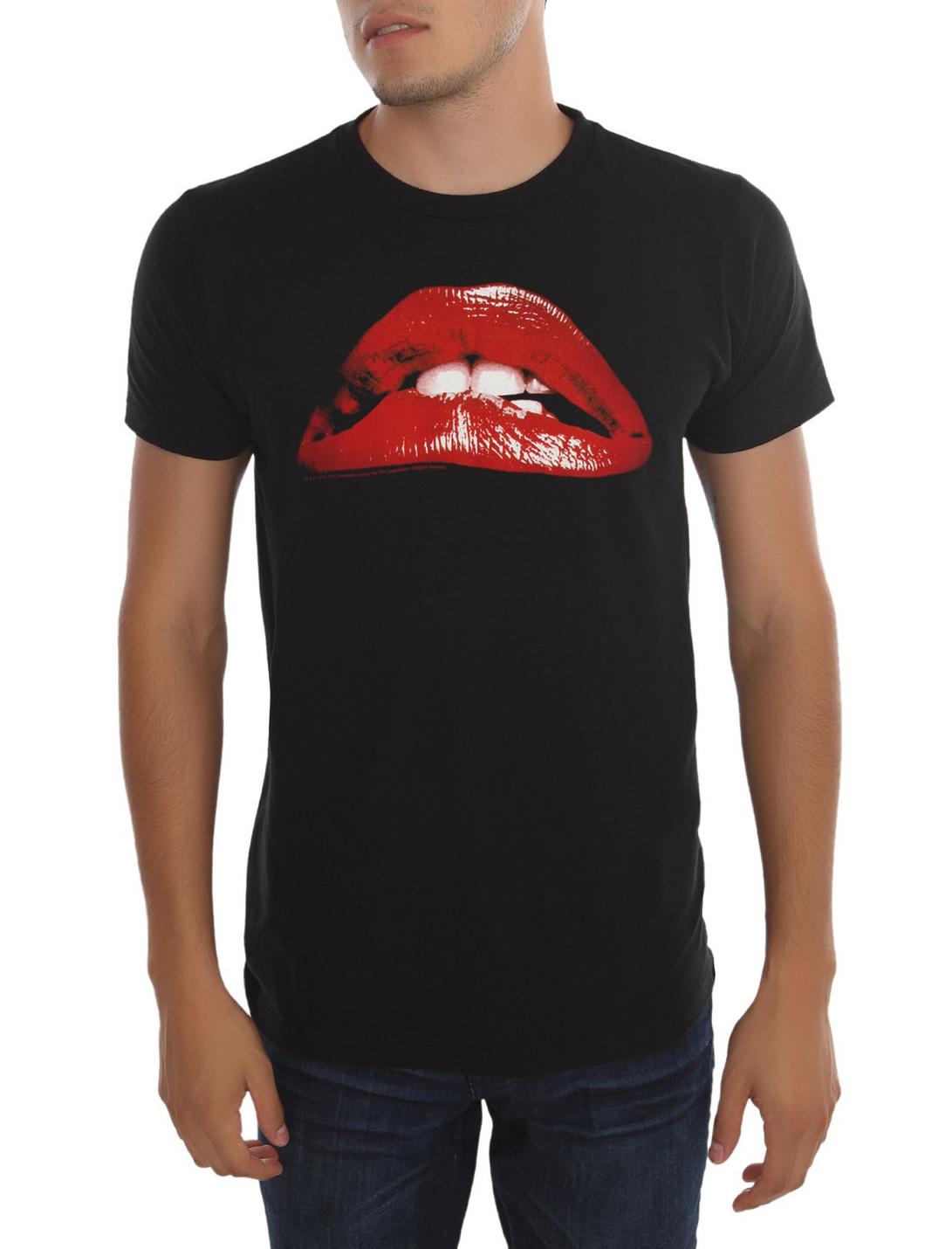 The Rocky Horror Picture Show Lips Logo T-Shirt, BLACK, hi-res