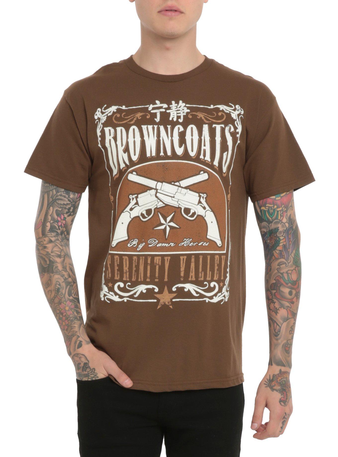 Firefly Browncoats T-Shirt, BROWN, hi-res