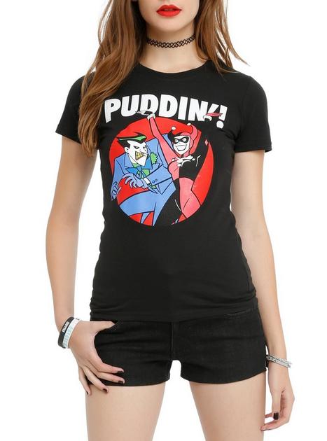 Batman The Animated Series The Joker And Harley Puddin Girls T Shirt Hot Topic