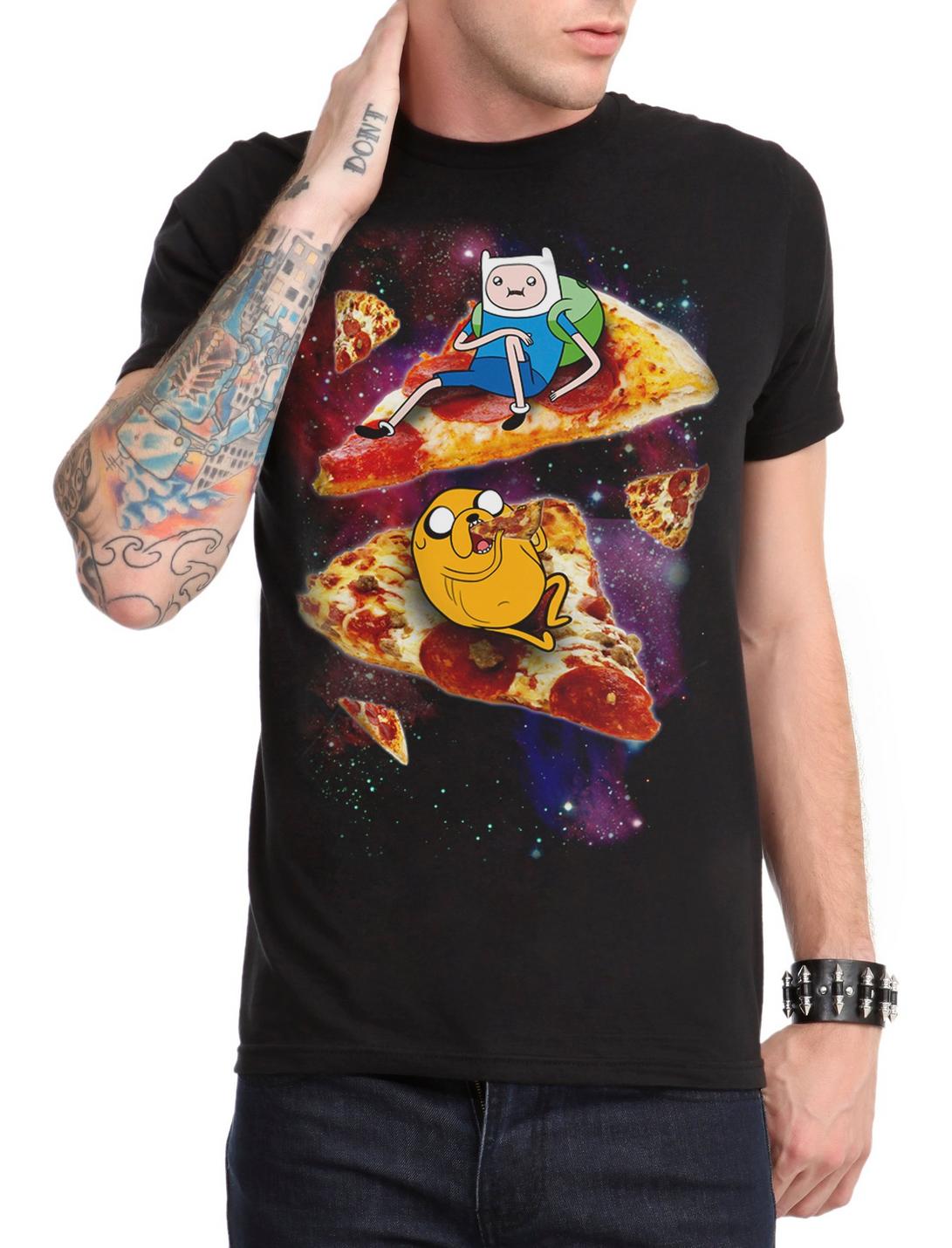 Adventure Time Pizza T-Shirt, , hi-res