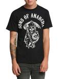 Sons Of Anarchy Reaper Logo T-Shirt, BLACK, hi-res