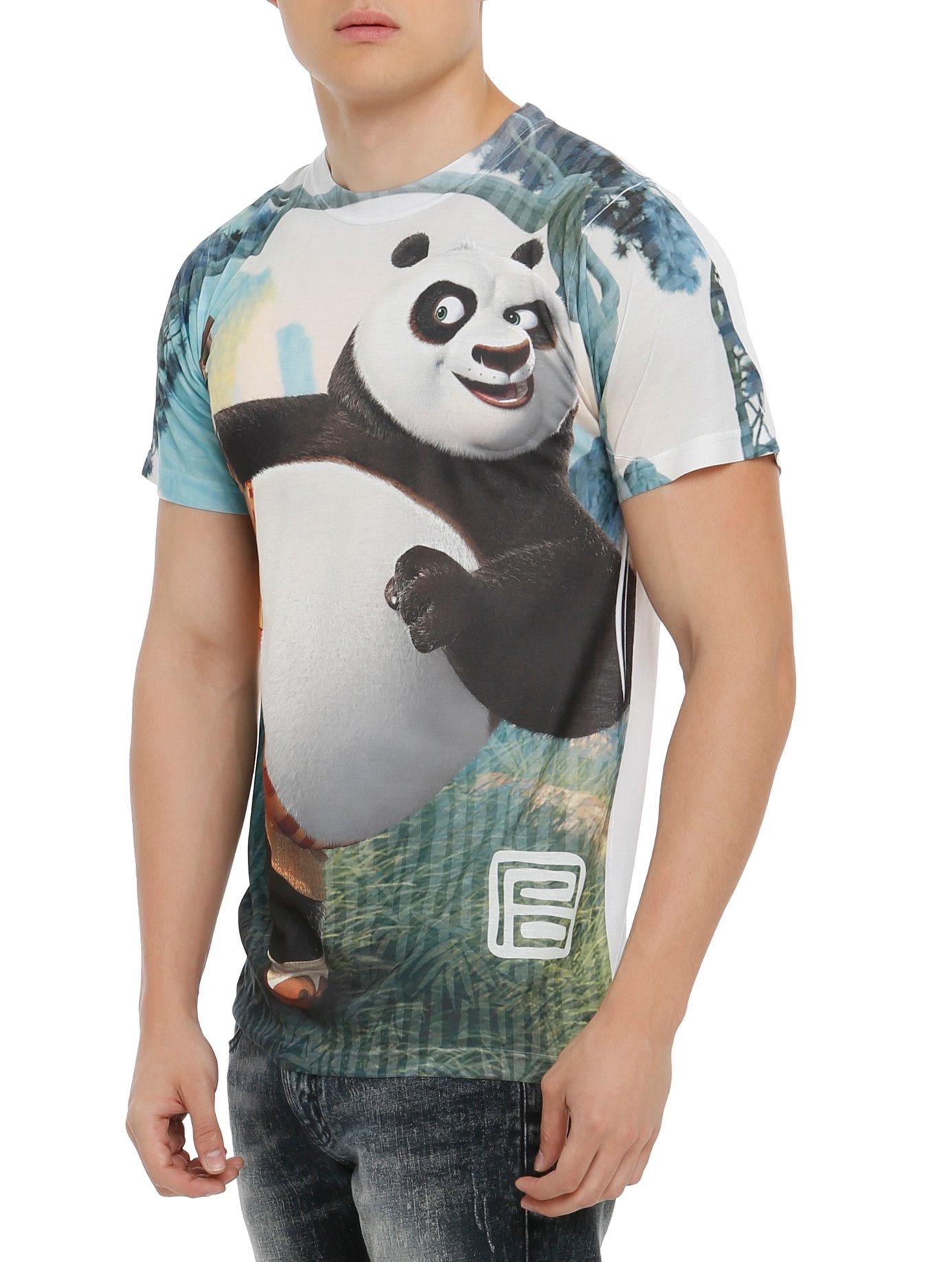 Kung Fu Panda Training Sublimation T-Shirt, BLACK, hi-res