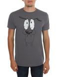 Courage The Cowardly Dog Scared T-Shirt, BLACK, hi-res