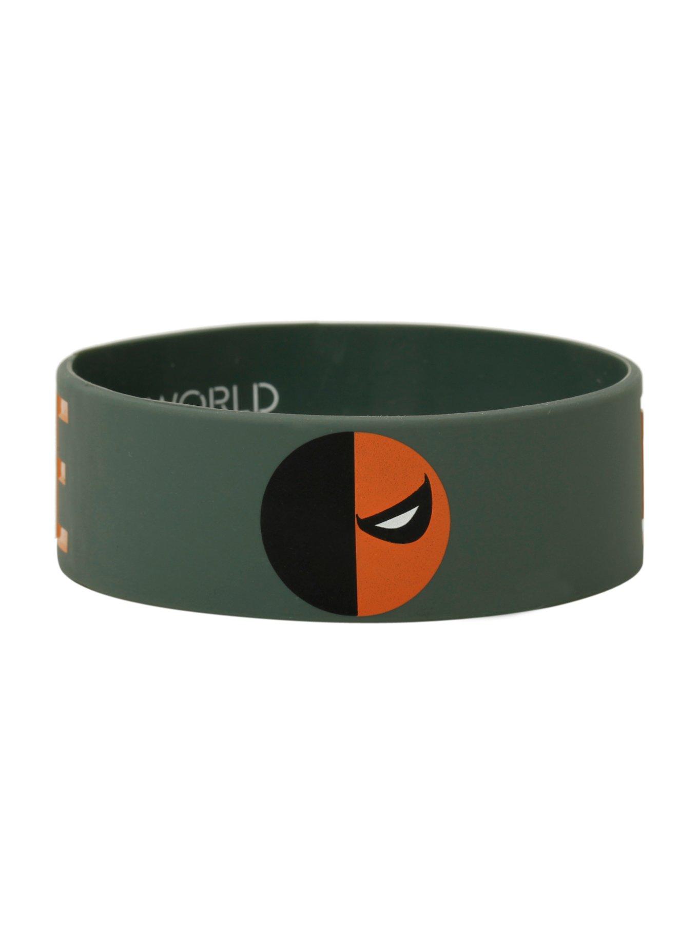 DC Comics Deathstroke Rubber Bracelet, , hi-res